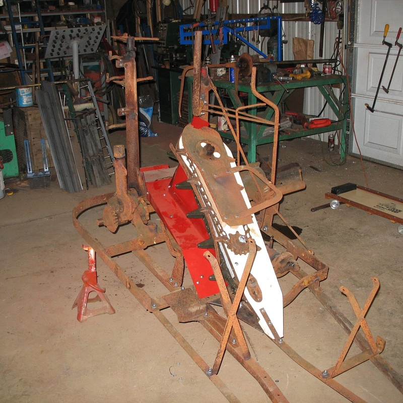 The begining of a rebuilt cone binder